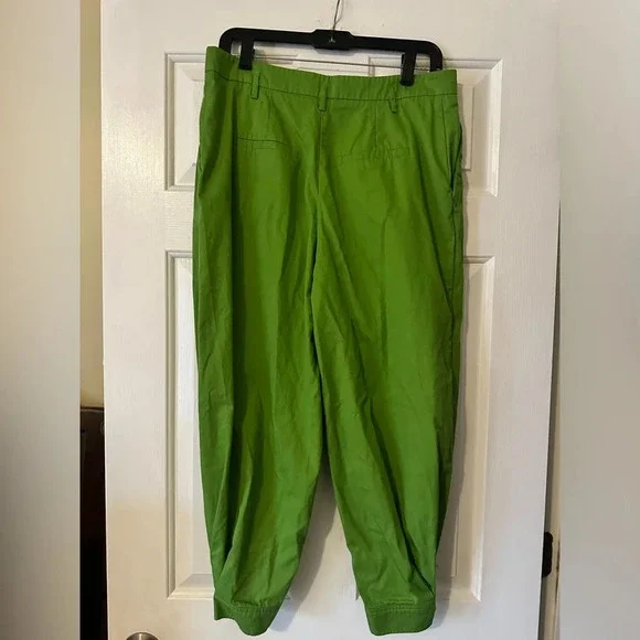 Free People brat green baggy trousers, women’s pants, size 0, - Picture 5 of 6